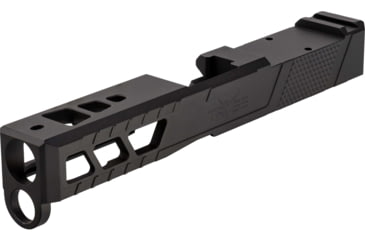 Image of TRYBE Defense Pistol Slide, Glock 19, Gen 5, RMR Cut, Version 2, Black Cerakote SLDG19G5RMRV2-BN