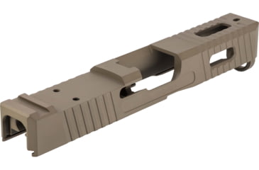Image of TRYBE Defense TRYBE Defense Pistol Slide, Glock 19, Gen 5, Venom Cut, Version 1, FDE Cerakote, SLDG19G5VNM-FDE