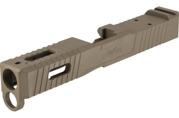 Image of TRYBE Defense TRYBE Defense Pistol Slide, Glock 19, Gen 5, Venom Cut, Version 1, FDE Cerakote, SLDG19G5VNM-FDE
