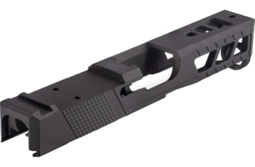 Image of TRYBE Defense TRYBE Defense Pistol Slide, Glock 19, Gen 5, Venom Cut, Version 2, Black Cerakote SLDG19G5VNMV2-BN