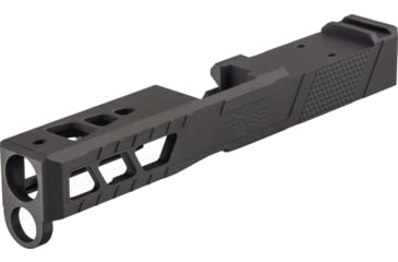 Image of TRYBE Defense TRYBE Defense Pistol Slide, Glock 19, Gen 5, Venom Cut, Version 2, Black Cerakote SLDG19G5VNMV2-BN