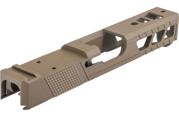 Image of TRYBE Defense TRYBE Defense Pistol Slide, Glock 19, Gen 5, Viper Cut, Version 2, FDE Cerakote, SLDG19G5VPRV2-FDE