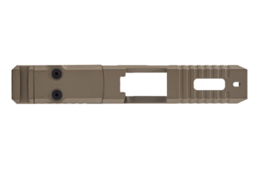 Image of TRYBE Defense TRYBE Defense Pistol Slide, Glock 26, Gen 3/4, DeltaPoint Pro Cut, Version 1, FDE Cerakote, SLDG26G34DP-FDE