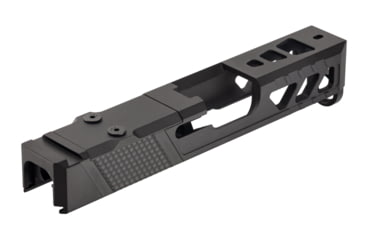 Image of TRYBE Defense Pistol Slide, Glock 26, Gen 3/4, DeltaPoint Pro Cut, Version 2, Black Cerakote SLDG26G34DPV2-BN