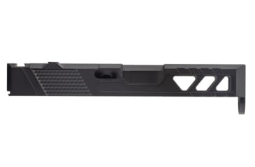 Image of TRYBE Defense Pistol Slide, Glock 26, Gen 3/4, DeltaPoint Pro Cut, Version 2, Black Cerakote SLDG26G34DPV2-BN