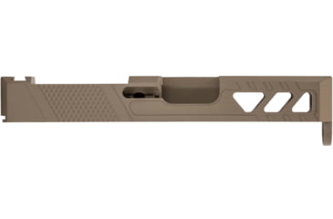 Image of TRYBE Defense Pistol Slide, Glock 26, Gen 3/4, DeltaPoint Pro Cut, Version 2, FDE Cerakote, SLDG26G34DPV2-FDE