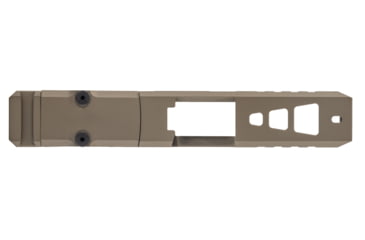 Image of TRYBE Defense Pistol Slide, Glock 26, Gen 3/4, RMR Cut, Version 2, FDE Cerakote, SLDG26G34RMRV2-FDE