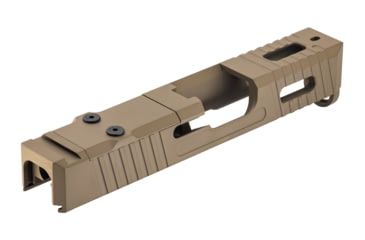 Image of TRYBE Defense TRYBE Defense Pistol Slide, Glock 26, Gen 3/4, Venom Cut, Version 1, FDE Cerakote, SLDG26G34VNM-FDE