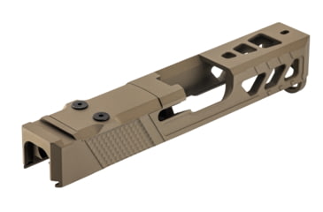 Image of TRYBE Defense Pistol Slide, Glock 26, Gen 3/4, Venom Cut, Version 2, FDE Cerakote, SLDG26G34VNMV2-FDE