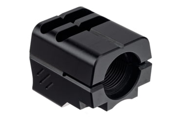 Image of TRYBE Defense Universal 9mm Compensator - Full Size Firearms, Black, TRBDUNI9MMFS-BK