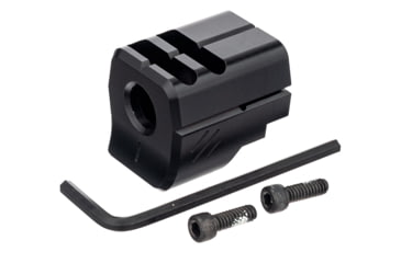 Image of TRYBE Defense Universal 9mm Compensator - Full Size Firearms, Black, TRBDUNI9MMFS-BK