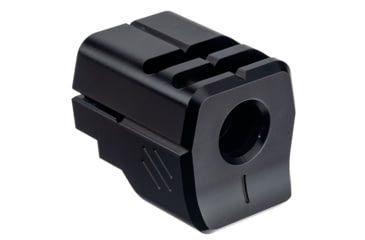 Image of TRYBE Defense Universal 9mm Compensator - Full Size Firearms, Black, TRBDUNI9MMFS-BK