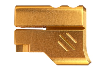 Image of TRYBE Defense Universal 9mm Compensator - Full Size Firearms, Gold, TRBDUNI9MMFS-GLD