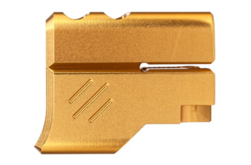 Image of TRYBE Defense Universal 9mm Compensator - Full Size Firearms, Gold, TRBDUNI9MMFS-GLD