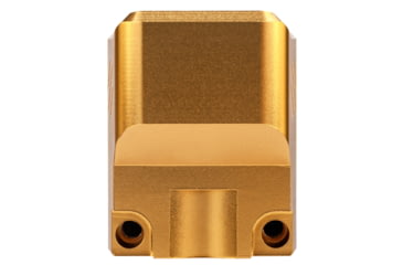 Image of TRYBE Defense Universal 9mm Compensator - Full Size Firearms, Gold, TRBDUNI9MMFS-GLD