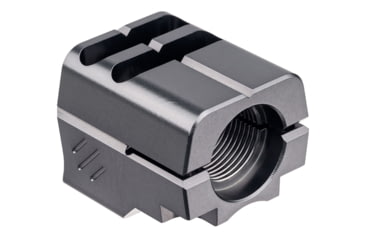 Image of TRYBE Defense Universal 9mm Compensator - Full Size Firearms, Gray, TRBDUNI9MMFS-GR