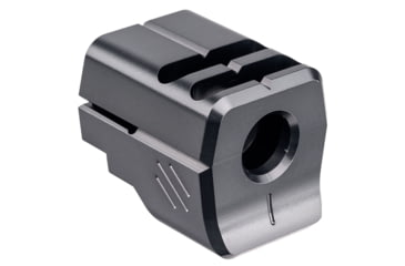 Image of TRYBE Defense Universal 9mm Compensator - Full Size Firearms, Gray, TRBDUNI9MMFS-GR