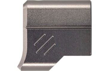 Image of TRYBE Defense Universal Single Port 9mm Compensator, Compact Firearms, Gray, TRBDSPUNI9MMCC-GR