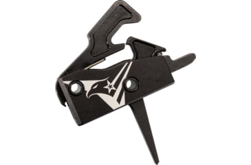 Image of TRYBE Defense V2 Single Stage Drop-In Trigger, AR-15, Straight, 3.5-4lb Pull Weight, Black, TRGSTRAR15V2-BLK