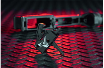 Image of TRYBE Defense V2 Single Stage Drop-In Trigger, AR-15, Straight, 3.5-4lb Pull Weight, Black, TRGSTRAR15V2-BLK
