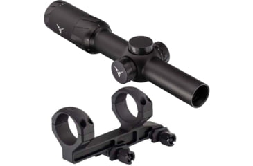 Image of TRYBE Optics SLED LPVO 1-8x24mm Rifle Scope and TRYBE Optics 30mm Cantilever Riflescope Ring Mount, Black