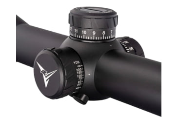 Image of TRYBE Optics HIPO Rifle Scope, 6-24x50mm, 30mm Tube, FFP, PLR-25 MOA Reticle, Black, TRORS6-24x50FFP-BL