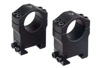Image of TRYBE Optics Advanced Scope Rings, Tube Dia 1in, High, Black, TROHERNG1H
