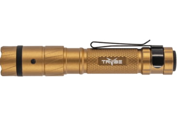 Image of TRYBE Optics Micro Lithium Ion 350 Lumen Rechargeable Handheld Flashlight, Gold, MICRO1K-GLD