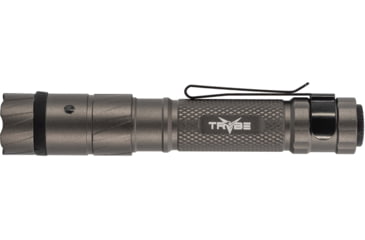 Image of TRYBE Optics Micro Lithium Ion 350 Lumen Rechargeable Handheld Flashlight, Gray, MICRO1K-GRY