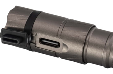 Image of TRYBE Optics Micro Lithium Ion 350 Lumen Rechargeable Handheld Flashlight, Gray, MICRO1K-GRY