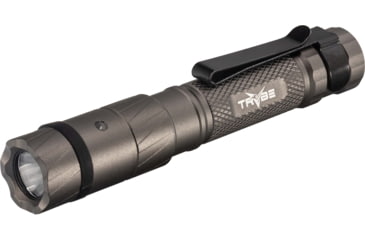 Image of TRYBE Optics Micro Lithium Ion 350 Lumen Rechargeable Handheld Flashlight, Gray, MICRO1K-GRY