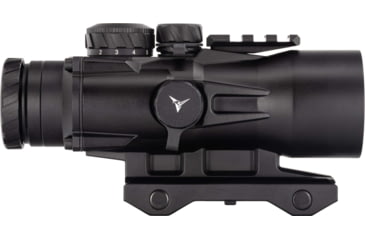Image of TRYBE Optics 5x36mm Compact Prism Scope Red Dot Sight, 36mm Tube, 4 MOA Dot, Anodized, Black, TRO5XPRISM-BL