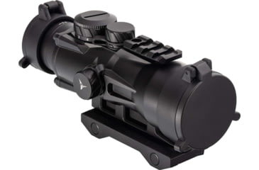 Image of TRYBE Optics 5x36mm Compact Prism Scope Red Dot Sight, 36mm Tube, 4 MOA Dot, Anodized, Black, TRO5XPRISM-BL