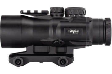 Image of TRYBE Optics 5x36mm Compact Prism Scope Red Dot Sight, 36mm Tube, 4 MOA Dot, Anodized, Black, TRO5XPRISM-BL