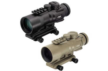 Image of TRYBE Optics S.L.E.D. 5X Prism 5x36mm Rifle Scope, Black, FDE