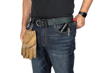 Image of USED TRYBE Tactical All Purpose Denim Jean - Men's, Regular Fit, Blue/Medium wash, 34-32, TACJNREGMD-34-32, EDEMO1