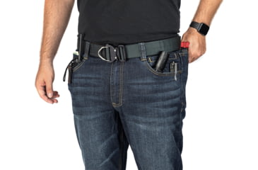 Image of TRYBE Tactical All Purpose Denim Jean - Men's, Regular Fit, Blue/Medium wash, 44-36, TACJNREGMD-44-36