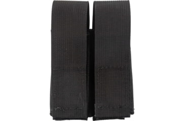 Image of TRYBE Tactical Covered Double Pistol Magazine Pouch, Black, 22HPC2BK