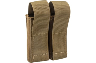 Image of TRYBE Tactical Covered Double Pistol Magazine Pouch, Coyote Tan, 22HPC2CB
