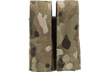 Image of TRYBE Tactical Covered Double Pistol Magazine Pouch, Multi Cam, 22HPC2MC