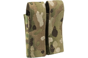 Image of TRYBE Tactical Covered Double Pistol Magazine Pouch, Multi Cam, 22HPC2MC