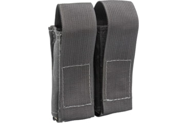 Image of TRYBE Tactical Covered Double Pistol Magazine Pouch, Wolf Grey, 22HPC2WG