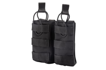 Image of TRYBE Tactical Double 5.56 Magazine Pouch, Black, RMP-DB556-BL