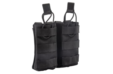 Image of TRYBE Tactical Double 5.56 Magazine Pouch, Black, RMP-DB556-BL