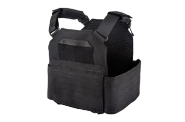 Image of TRYBE Tactical Laser-Cut Plate Carrier w/Fast-Release Tubes, Black, LCPC-BL