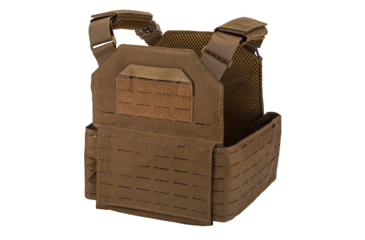 Image of TRYBE Tactical Laser-Cut Plate Carrier w/Fast-Release Tubes, Coyote Tan, LCPC-CT