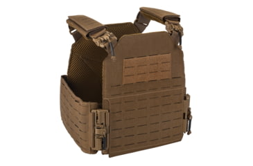 Image of TRYBE Tactical Laser-Cut Plate Carrier w/Fast-Release Tubes, Coyote Tan, LCPC-CT