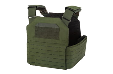Image of TRYBE Tactical Laser-Cut Plate Carrier w/Fast-Release Tubes, Olive Drab, LCPC-OD