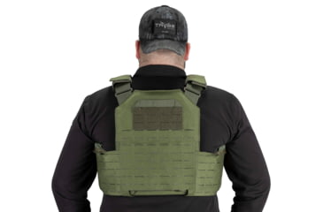 Image of TRYBE Tactical Laser-Cut Plate Carrier w/Fast-Release Tubes, Olive Drab, LCPC-OD