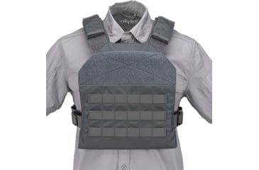 Image of TRYBE Tactical Minimalist Plate Carrier, Grey, MNPC-GRY